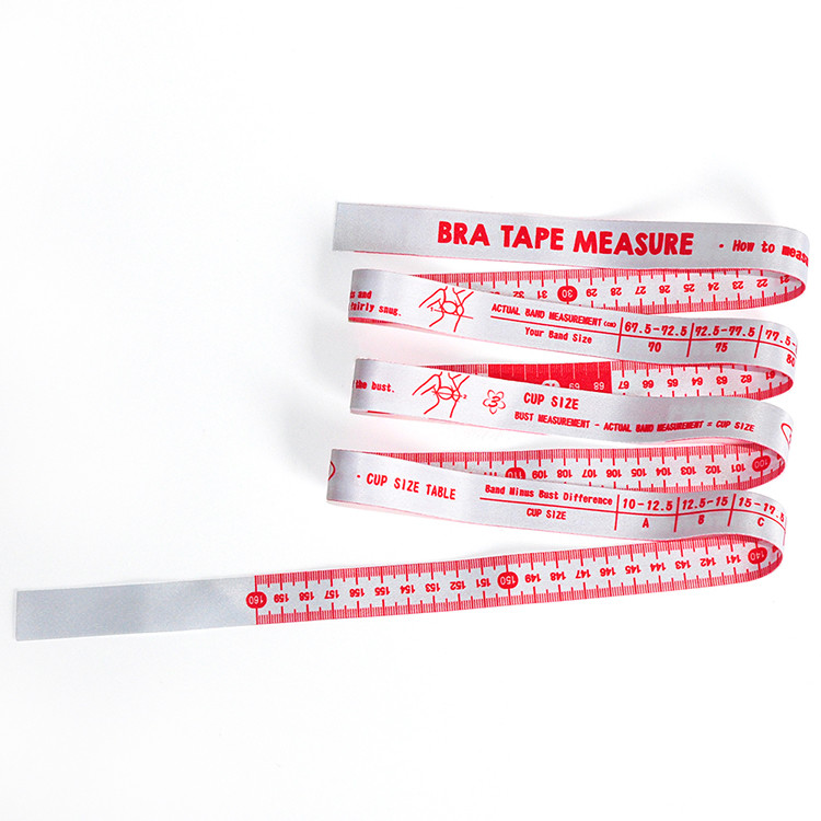 Wintape Metric Clothing Fabrics Chest Measurements Bust Ruler Personalized Printed Ribbon Flat Surface Flexible Texture