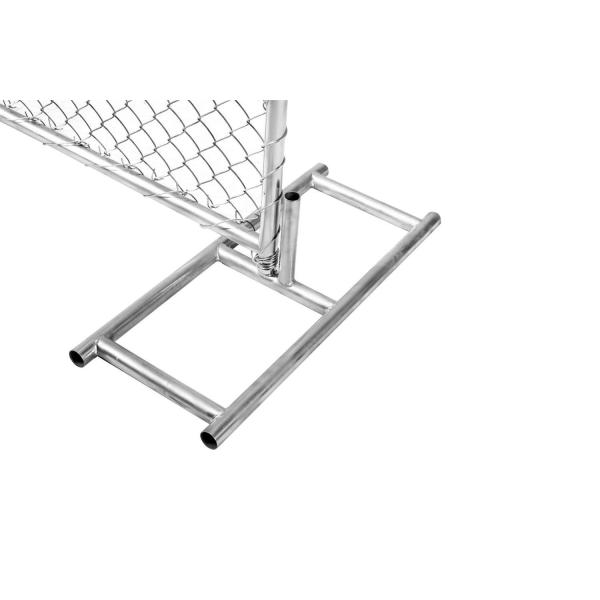 6' Height x 12 ' Width Temporary Chain Link Fence For Construction Security also available 8ft x 12ft cross brace