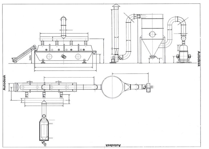 CE Approved 11RMP Batch Fluid Bed Dryer For Feedstuff Maggot Larvae
