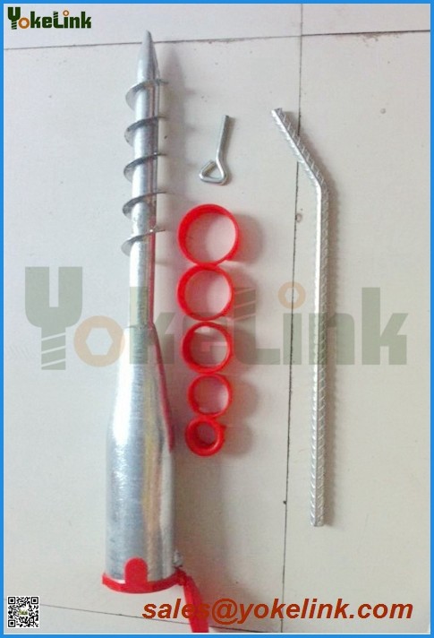 China Hot Dip galvanized Ground Screw For Solar Stand factory