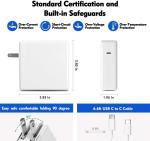 Universal Compatibility Macbook USB C Charger / Apple 96W USB C Adapter