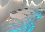 Season Theme Clear Resin Ice Block , Transparent Window Decoration Eco Friendly