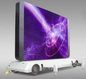 China Full Color Mobile LED Advertising Truck P8 With Aluminum Cabinet factory