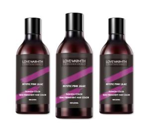 China Mystic Pink Lilac Semi Permanent Hair Color Cream Fashion Shades Lasting factory