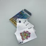 2.5"x 3.5" 100% PVC Playing Cards Silver Foil Durable Plastic Poker Cards