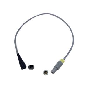 China Compatible Fisher Paykel Flow Sensor 6 Pin 80 Degree Humidifier Single Heater Wire Adaptor Cable T9007 factory