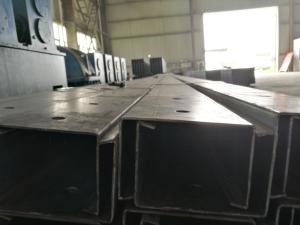 China Black / Galvanized Steel Channel Easy Installation With ISO 9001 Certification factory