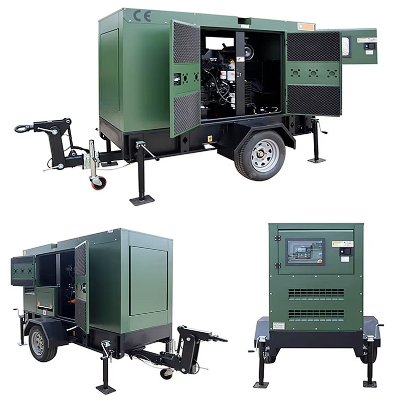 Customization Diesel Driven Generator Outdoor Events Trailer Mobile Generator Cummins Diesel Generator Set