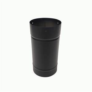 China Single Wall Black Straight Insert 300mm Stove Chimney Pipe factory