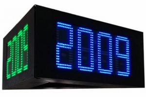 China 5000cd / ㎡ Brightness led price signs for gas stations , IP 65 16 DIY LED Sign Board factory