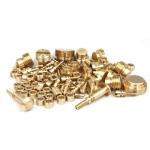 Anodized Brass CNC Machining Parts Hardness Lathe Turning Parts