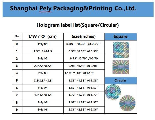 Waterproof Die Cut Security Hologram Stickers , Hologram Original Sticker