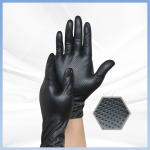 Safety Gloves Construction Work Diamond Textured Nitrile Gloves Safety Rubber