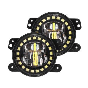 China 30W Jeep LED Headlights And Fog Lights Auto 4 Inch IP67 DRL factory