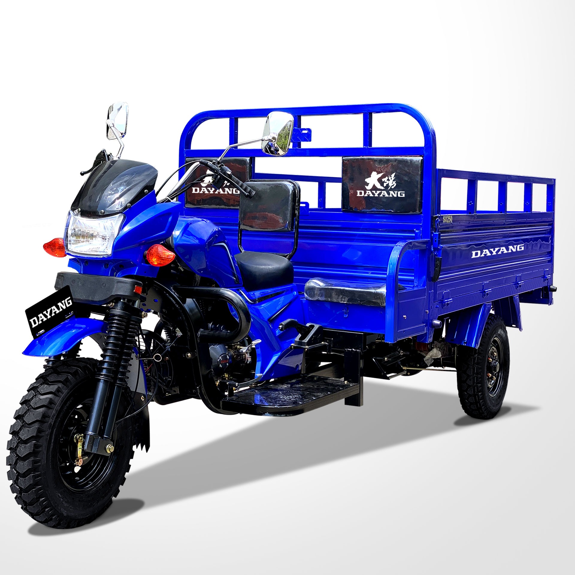 200CC/250CC/300CC Blue Heavy Loading Truck Cargo Tricycle Water-cooled Engine CCC Origin