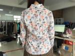 100% Cotton Ladies Casual Print Shirts 2 Color Floral Blouse Long Sleeve
