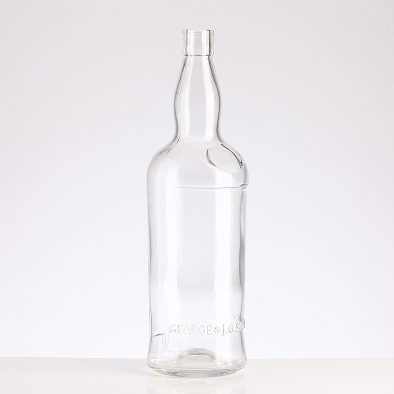 Clear 750ml Glass Bottle for Customizable Vodka Whisky Satisfy Your Beverage Needs