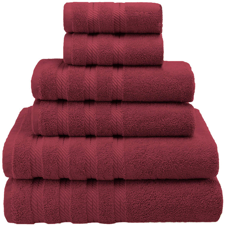 Custom Private Label Luxury Dobby Border 100% Cotton Towel for Adult Bathroom Shower