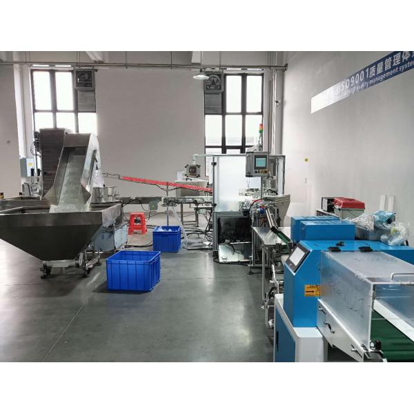 Screwing Machine And Packing Machine Connected Together For Production Whole
