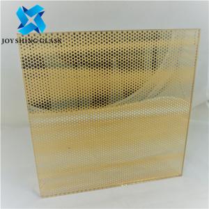 China Customized Decorative Ceramic Fritted glass , Silk Screen Printing Glass For Window factory