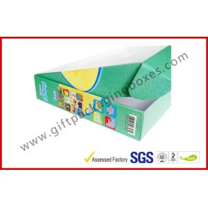 Handmade E Flute Corrugated Paper Box , Children Toy Boxes With Square Shape