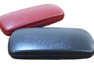 China Fashion PP Material Plastic Glasses Case With Hot Stamping Logo factory