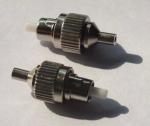 Metal Fiber Optic Adapters FC Male 2.5mm To LC Female 1.25mm Hybrid Adapter
