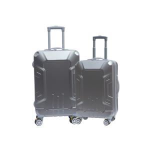 China Bright Black 0.8mm Aluminium PC Trolley Luggage factory