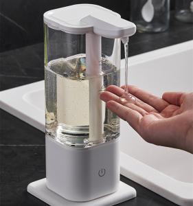 China Countertop Bottle Soap Dispenser Automatic Liquid Soap Pump 550ML IPX5 factory