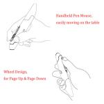 Grey 2.4G wireless touch screen pen mouse