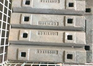 China High Abrasion Cr-Mo Alloy Steel Mill Liners Wedge Bars for Centre Shell Liners / End Liners factory