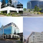 Q355B Welded Commercial Steel Building Q235 Prefabricated Office Construction