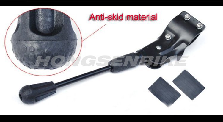 Adjustable mountain bike whole aluminum alloy single kickstand