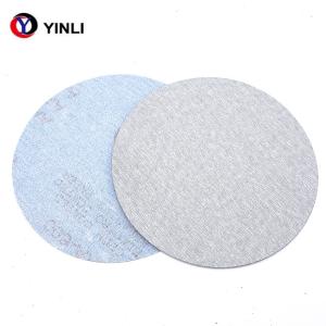 China 7 Inch 400 Grit Car Body Sanding Discs Hook And Loop With Coating factory