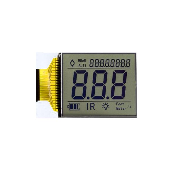 China Custom FSTN Black and White LCD Display | Monochrome Segment LCD for Industrial and Electronic Applications on sale
