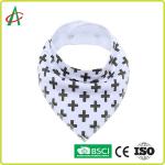 OEM 100% organic cotton Waterproof Bibs For Baby Boy And Girl