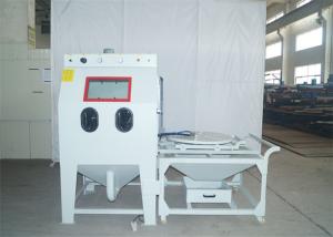 China Turntable Dry Sand Blast Cabinet , Abrasive Media Blast Cabinet For Large Mold factory