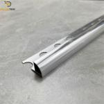 Round Edge Closed 2.6m Metal Tile Trim Aluminum Tile Edging Strip