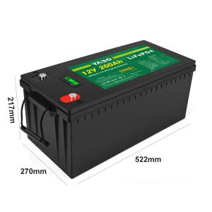 China Hot Rechargeable Solar Wind Power System 48v 24v Lifepo4 12v 200ah Battery Pack factory