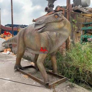 China Theme Park Realistic Animatronic Dinosaur Iguanodon With Movement And Sound Customization factory