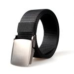 125cm Length Fabric Web Belt Zinc Alloy Buckle Army Belts With Buckle 3.8cm
