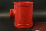 200 Degree Temperature Grooved Tee Fittings With 3 Ends / High Pressure