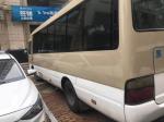 27 Seats Toyota Used Coaster Bus 1HZ Engine Diesel Fuel 2010 Year 6990x2025x2585