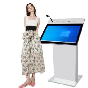 China All In One PC Integrated Smart Lectern , Touch Monitor Smart Podium factory