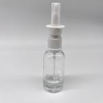 Customized Logo Printing 18/410 18/415 Nasal Sprayer with Shiny Silver/Gold