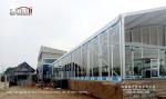 TFS Curve Marquee Dome Shape Outdoor Exhibition Tents For Wedding / Restaurant /
