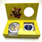 Friend Series Color Box Love Pearl Necklace Gift Box With Fashion Cage Pendant