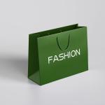 Christmas Paper Gift Bag with Your Own Logo Made of Ivory Board and Customized