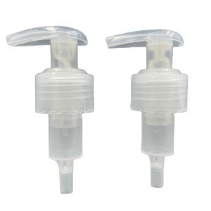 China 24/410 28/410 Ribbed And Smooth Closure Recyclable Dispenser No metal Contact All Plastic Lotion Pump factory