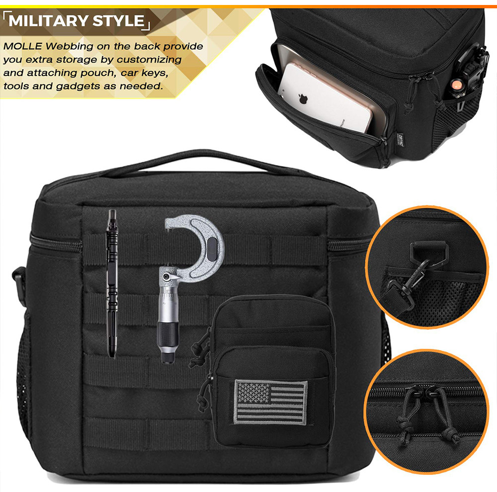 Durable Lunch Bag Leakproof Lunch Cooler Tote for Office Outdoor